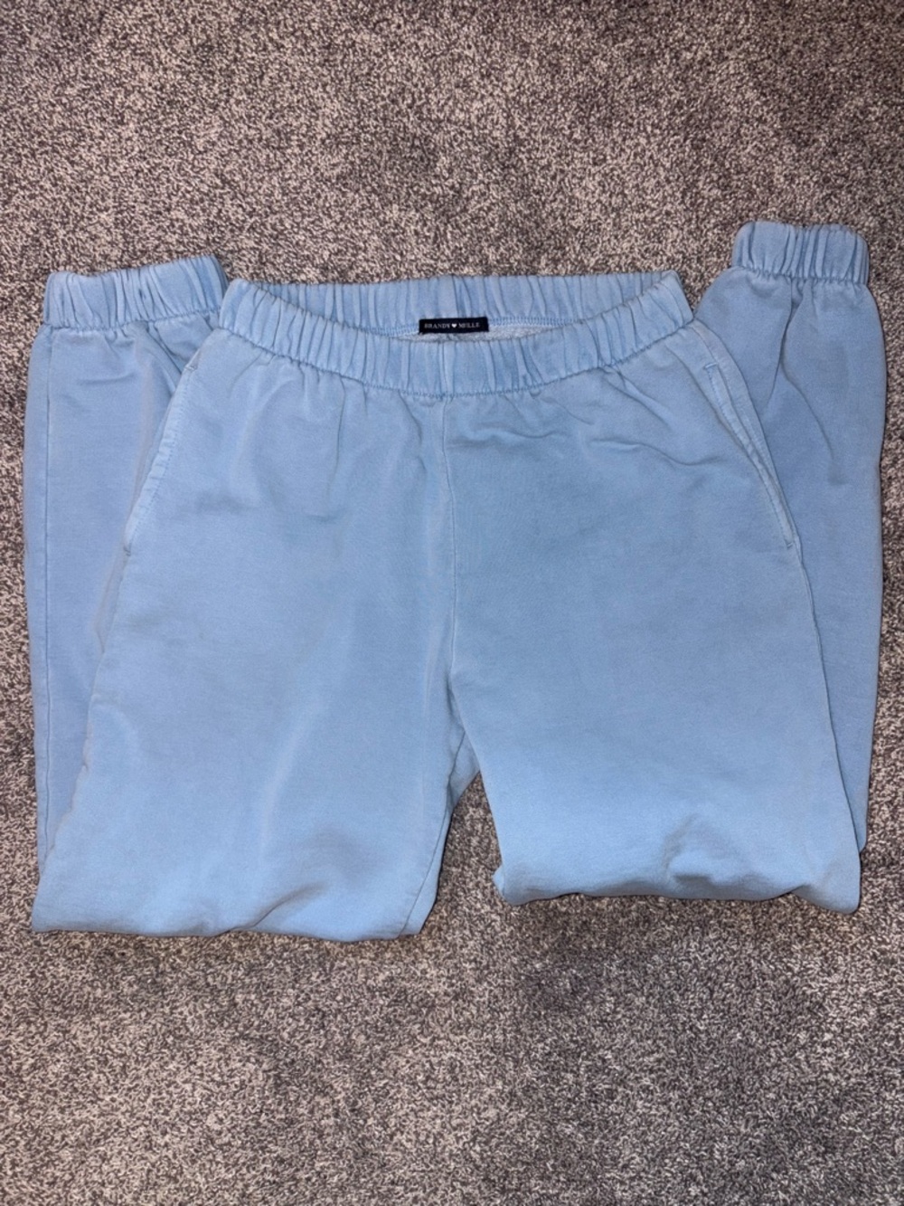 Brandy Melville Blue Jogger Pants